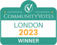 London Ontario Voice Lessons 2023 Community Votes Winner Badge